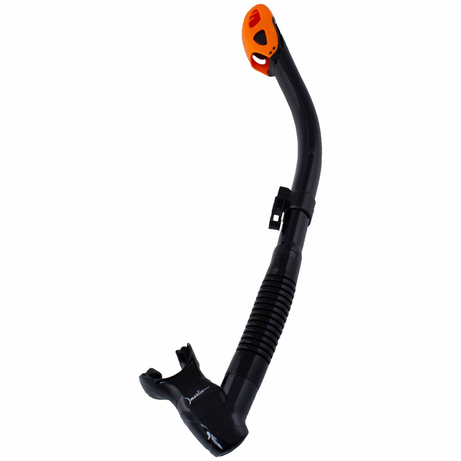 Трубка Marlin Dry Lux black/orange прямая гофра Трубка Marlin Dry Lux black/orange прямая гофра